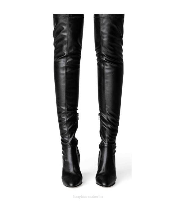 Stiefel mit Absatz| de Tony Bianco Frauen Bloom lange Stiefel schwarze Venezia 4624572